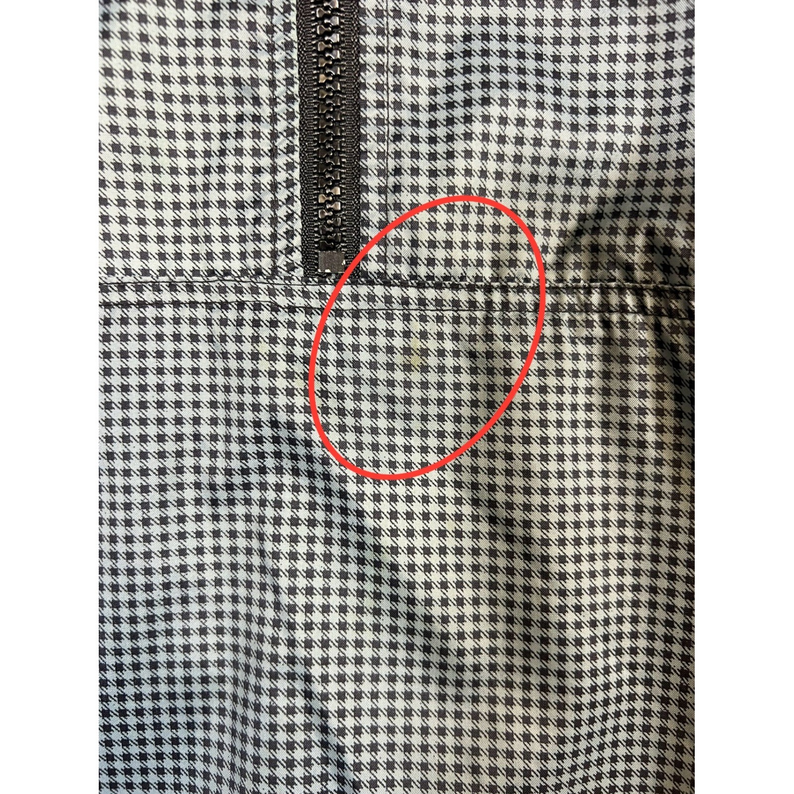 Vintage Jerzees Gingham Pullover Jacket Mens L Li… - image 6