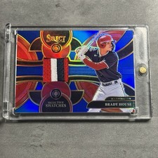 2024 Select Brady House Selective Swatches Blue Prizm Patch /49 Nationals SSP