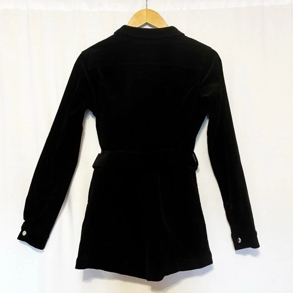 Superdown Charlotte Cord 连身裤 黑色 S 码 — 第 3/4 张图片