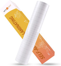 Clear Self-Adhesive Laminating Vinyl Roll-12"X30Ft Non Thermal Laminating Film,N