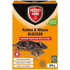 Protect Home Ratten & M&auml;use Blocker 300 g Bek&auml;mpfung Abwehr Vertreibung Ratte