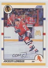 1990-91 Score Rookie & Traded Jocelyn Lemieux #66T 0ea9