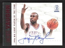 1997-98 Score Board Autoed Jacque Vaughn Auto Utah Jazz TV3090