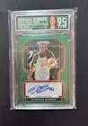 DeWanna Bonner 2022 Panini Prizm Green Prizm Auto SG-DWB GRADED EGS 9.5