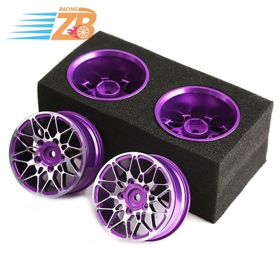 4PCS CNC Alloy Wheel Rim Tire Hub RC Upgrade Parts for 1/10RC Touring Car Tamiya