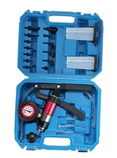  21PCS Brake Bleeder Kit Hand Held Vacuum Pressure Pump Tester with Adapters 