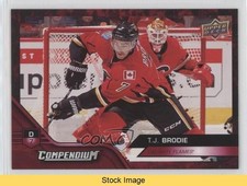 2016-17 Upper Deck Compendium Red TJ Brodie #340 READ 0w8