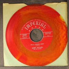 BOBBY MITCHELL & TPPERS: i 'm a young man / she couldn't be found IMPERIAL 7"