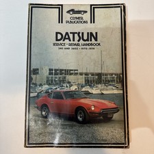 DATSUN SERVICE-REPAIR HANDBOOK 240Z Sports Car-through 1972, CLYMER PUBLICATIONS