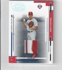 2004 Donruss Throwback Threads Jersey Prime  Brett Myers  #1/25 Phillies