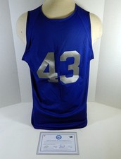 2017-18 Philadelphia 76ers Kris Humphries #43 Game Issued Blue Practice Jersey 8