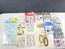 15 New Unopened Clear Stamps Variety Of Brands