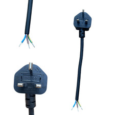 Mains Power Lead UK Moulded Plug Suitable For Mspa Hot Tubs