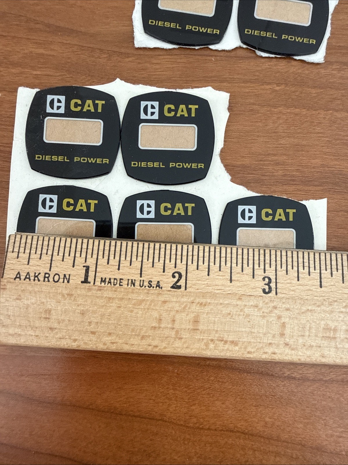 23 Vtg Caterpillar Cat Diesel Power Digital Watch Face NOS Craft Advertising thumbnail 3