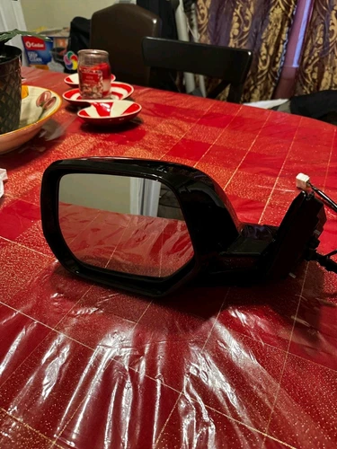 Mirror For Honda CR-V 2007-2011 Driver Left Black Power 7 Pin Heated Manual Fold