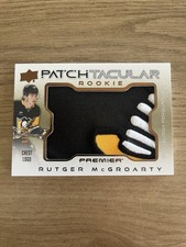 2024-25 UD Premier Rookie Patch-Taculars Chest Logo Rutger McGroarty /25 #RPT-RM