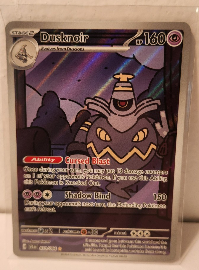 Dusknoir 070/064 Illustration Rare Pokémon Shrouded Fable Holo NM/M