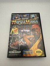 WWF Super WrestleMania (Sega Genesis, 1992) CIB Complete W/ Manual