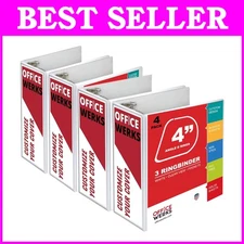 Transparent 3 Ring Binder for 8.5 x 11 Sheets