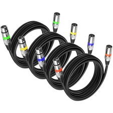 3 Pin XLR Cables Female XLR Patch Cable, XLR Cable Microphone Wire Extension ...