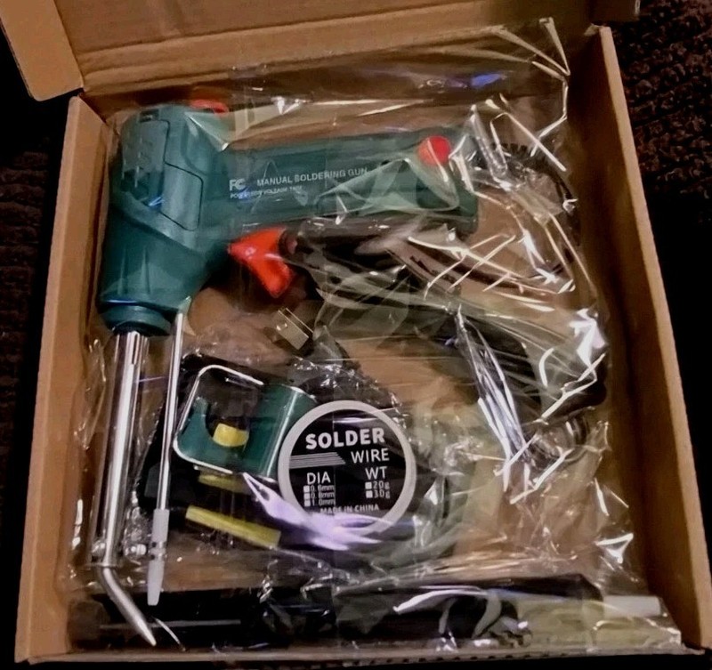 Manual Soldering Gun - Internal Heat - 60w/110v - Item #: G10-2N