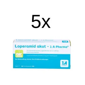 Loperamil akut 1 A Pharma Hartkapseln 5 x10 St. 50 St. PZN 08301165
