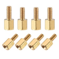 50 Pcs M2.5 x 5 mm + 5 mm Male to Female Hex Brass Spacers Standoff