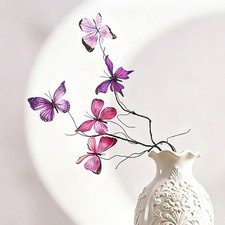 Artificial Butterfly, Silk Butterflys, Butterflies for Crafts for Floral Arra...