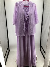 468. Unbranded Women's Special Occasion 2-Piece Dress Set in Purple Size 14