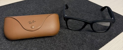 Ray-Ban Meta Wayfarer RW4008 601SM1 Smart Glasses 53mm Matte Black/Clear