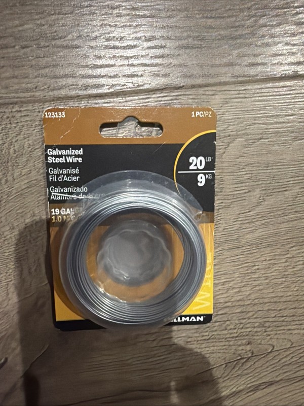 Hillman Anchor Wire Galvanized Steel Wire 19 GA. X 50'  #123133