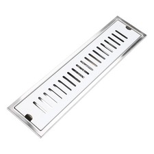 40cm 304 Stainless Steel Bathroom Floor Drain Linear Bathroom Shower Rectang BL