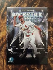2025 Bowman Baseball Thomas Saggese Rockstar Rookies #RR-17 Cardinals RC