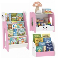 Kinderregal Mit Spielzeugaufbewahrung, 3-8 Jahre, Rosa.