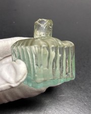1870s Ink Bottle Break Off Top