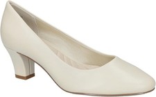 NiB Easy Street Women's Ballari Pump Heel Comfort Sole Bone Sz 7.5 M 80 RY1279