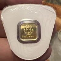 1 Gram PURE 24K GOLD Argor-Heraeus 999.9 Bullion Bar - Golden Guitar Pick