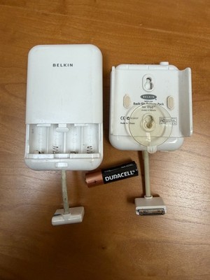 Belkin external batteries for iPod - 30 pin port (runs on 4 AA batteries)