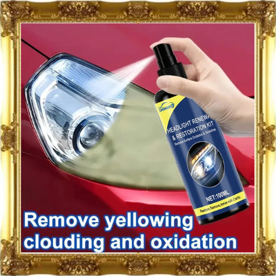 100ml Ceramic Headlight Restoration Car Headlight Polishing Spray Repair