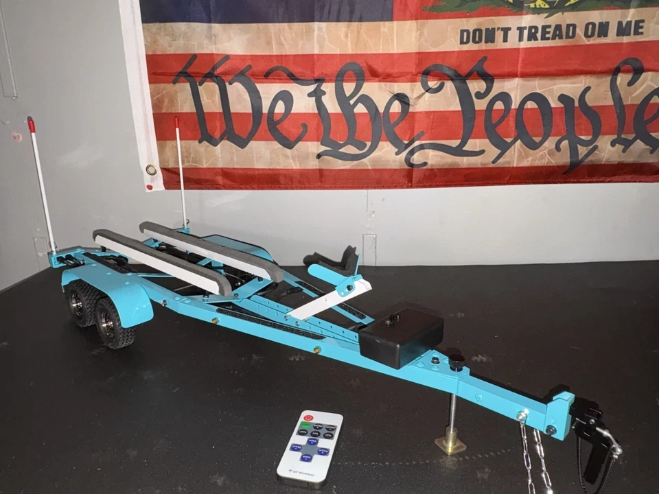 "Remolque para botes de radiocontrol 1/10 para botes inferiores en V de hasta 22""" Foto 4 de 4