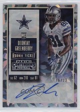 2015 Contenders Rookie Cracked Ice Ticket 16/23 Deontay Greenberry #150 Auto 0b2