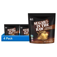 (4 pack) Sugar in the Raw Turbinado Cane Sugar, 64 oz