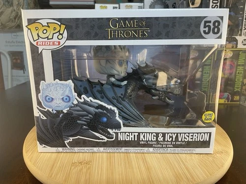 Funko POP! Rides Game Of Thrones Night King &  Icy Viserion #58 GITD