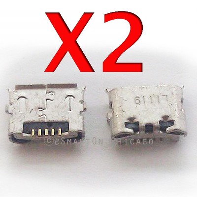 2X BlackBerry Curve 3G 9350 9360 9370 USB Charger Charging Port Dock Connector 