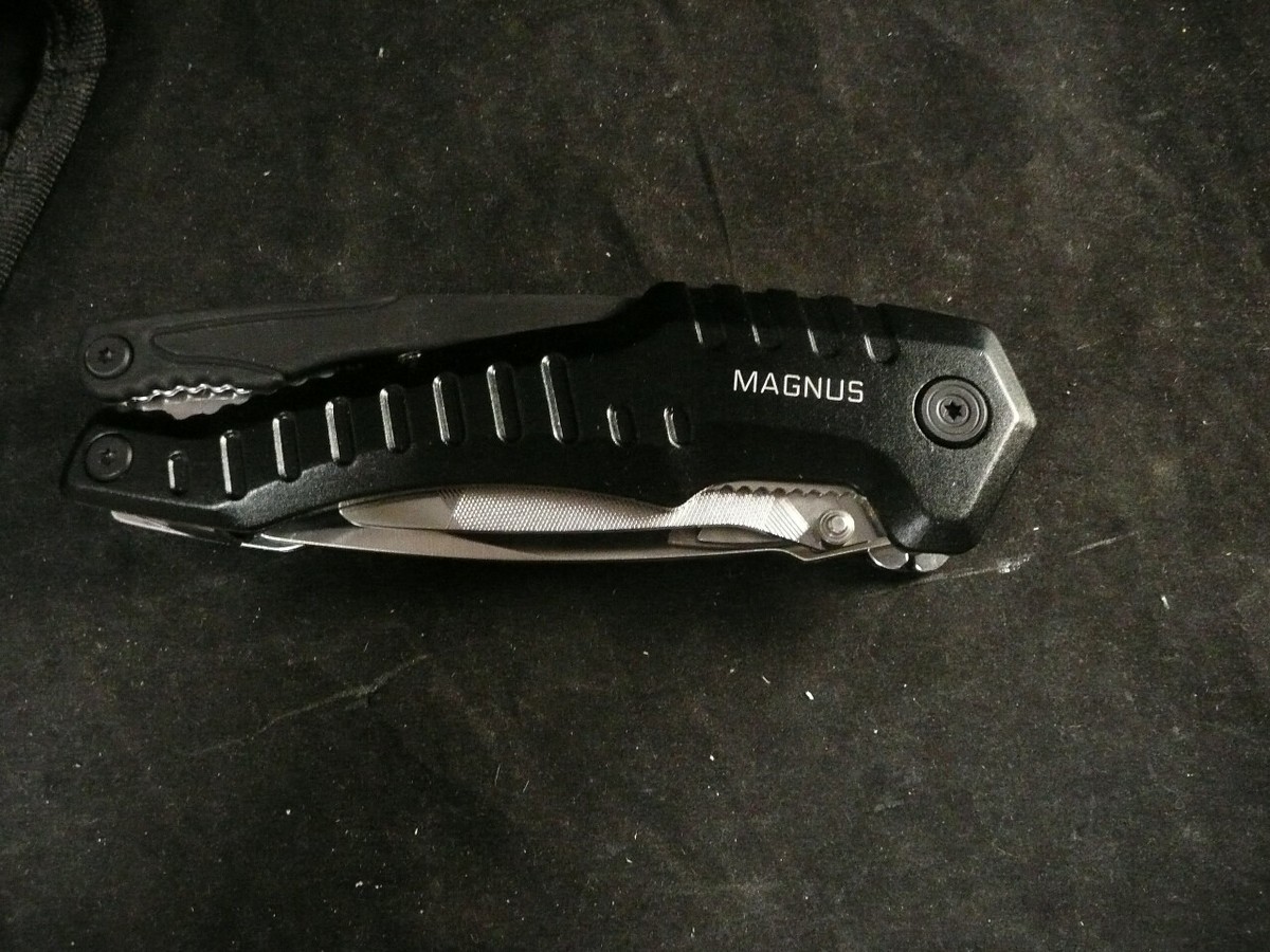 Kilimanjaro Magnus Multi-Tool - 8.5 Inch Full-Size Pliers, 4" Knife, 10 Functions With Lifetime Warranty