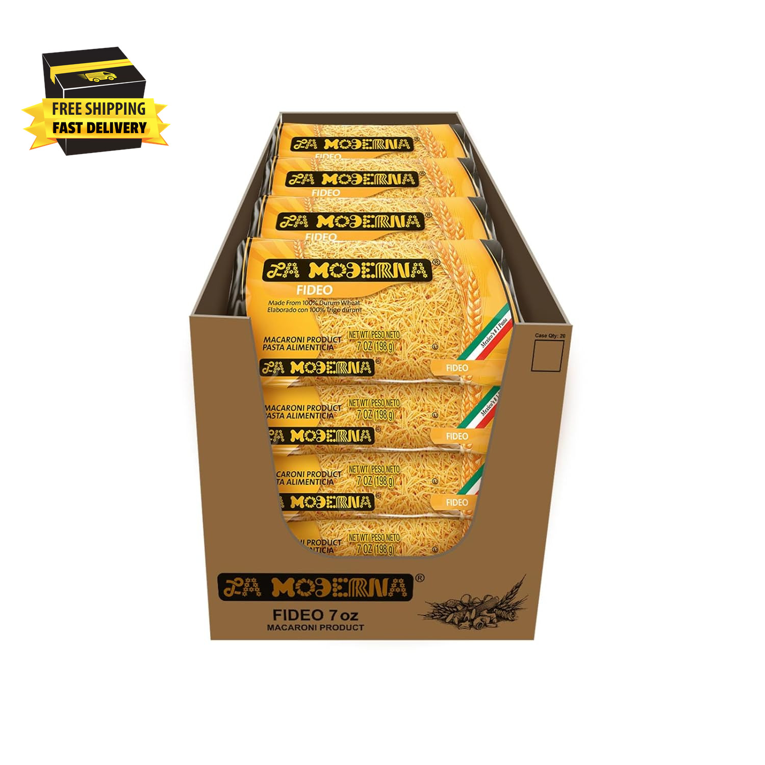 , Fideos, Pasta, Hecho Con Sémola De Trigo Durum, Enriquecida Con Vitaminas Y Hi