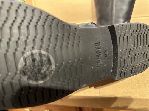 Botas de cuero negras NiB Camper BOWIE US12/42 $195 y envío gratuito - Imagen 4 de 6