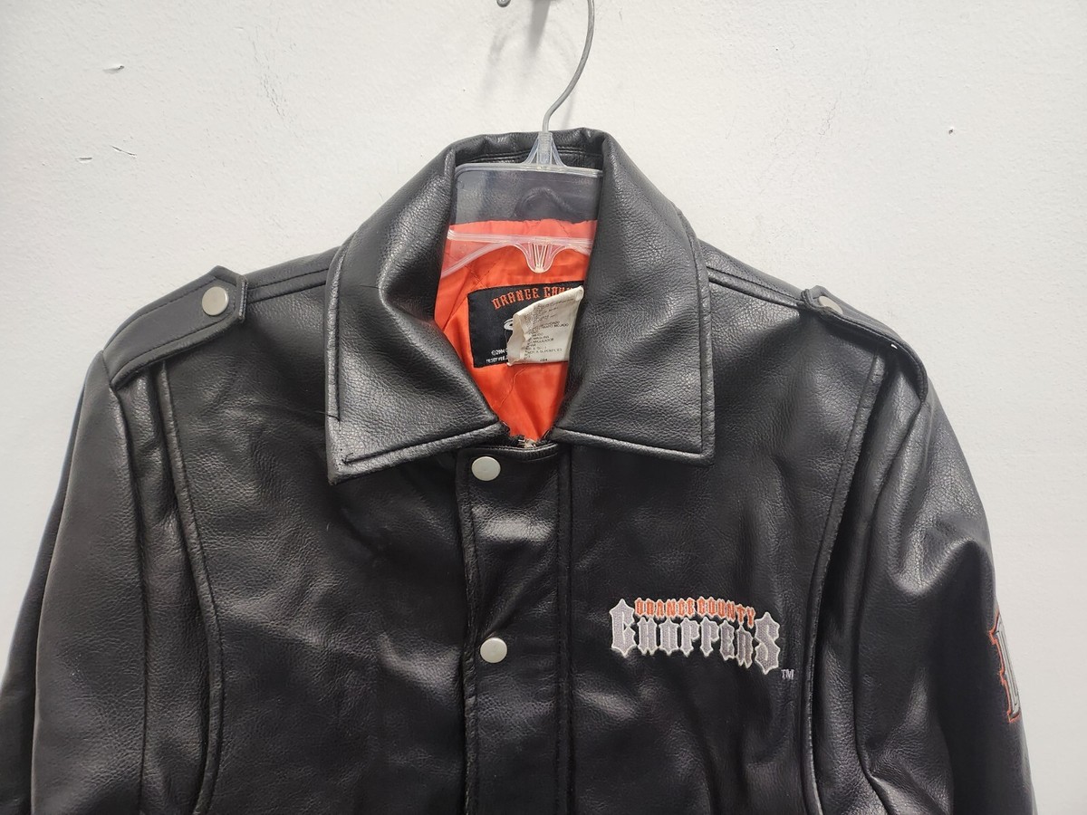 Orange County Choppers Y2K Boys Kids Motorcycle Jacket Size 8