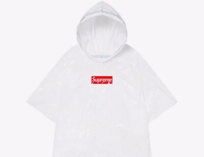 Original Supreme Ballpark Poncho Red Box Logo Adult Rain Regen Ponchos NEW SS20