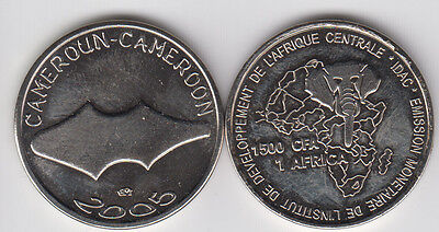 CAMEROON 1500 CFA 2006 Primitive currency copper nickel